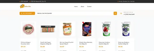 Screenshot of shop.goldenhex.com